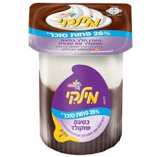 מעדן מילקי פחות סוכר