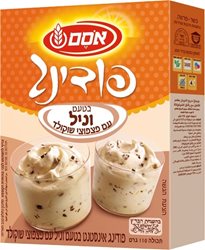 פודינג וניל עם פצפוצי שוקולד