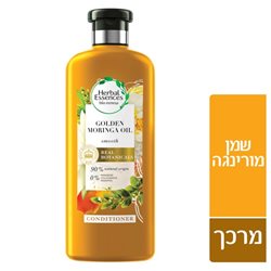 מרכך לשיער חלק שמן מורינגה מוזהב
