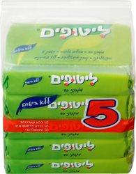 מגבוני בד לחים ללא בישום ליטופים 5 י'ח