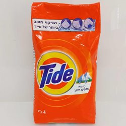טייד- אבקת כביסה בניחוח אלפים רענן 4 קילו