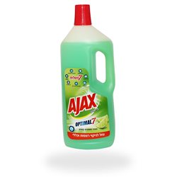 אג'קס- נוזל לניקוי רצפות וכללי לימון מסיר כתמים קשים