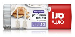 סנו שוסי- מפות ניילון שקופות 10 י'ח