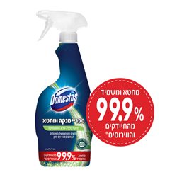 ספריי מנקה ומחטא לניקוי כללי ללא אקונומיקה