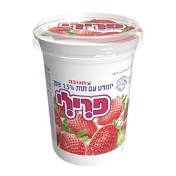פרילי יוגורט עם תות 500 גרם