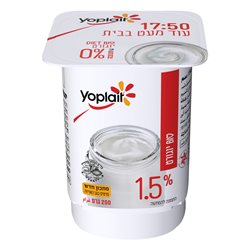 יופלה - יוגורט ביו יוגורט מיוצב 1.5% שומן 200 גרם