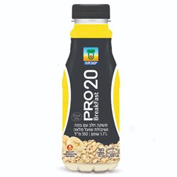 יטבתה- פרו 20 משקה חלב עם בננה ושיבולת שועל מלאה 1.7% שומן