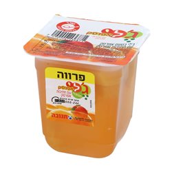 תנובה- ג'לי אפרסק עם חתיכות אפרסק פרווה