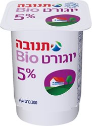 תנובה- יוגורט ביו 5% שומן 200 גרם