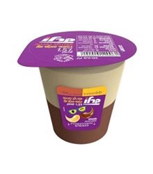 תנובה- מעדן חלב בשכבות בטעמי שוקולד ווניל