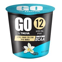 גו 12 גרם חלבון בגביע מעדן חלב בטעם וניל
