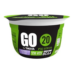 גו 20 גרם חלבון בגביע ללא חלב במתיקות מעודנת