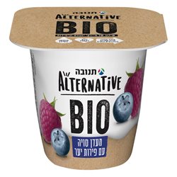 תנובה - מעדן סויה עם פירות יער 1.6% שומן