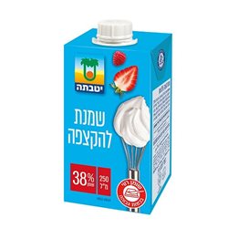 יטבתה- שמנת להקצפה 38% שומן
