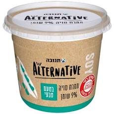 אלטנרטיב ממרח סויה 9% בטעם טבעי 250 גרם