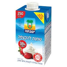 יטבתה שמנת להקצפה 38%