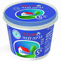 תנובה גבינה לבנה 5% 250 גרם