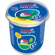 תנובה גבינה לבנה 5% 750 גרם